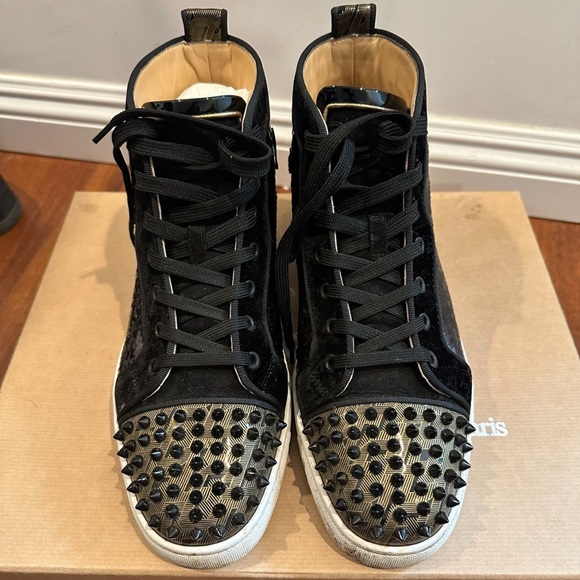 Men’s Christian Louboutin Sneakers 8.5 - Picture 1 of 5